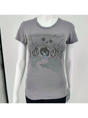 Rare First Edition Threadless Women's "Ad Noctum (Into Darkness)"  T-Shirt (S)